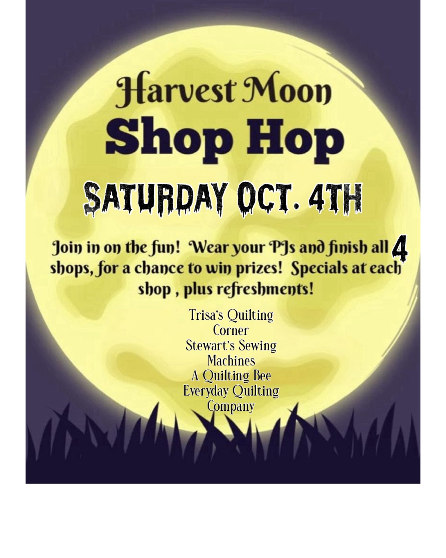 Harvest Moon Shop Hop