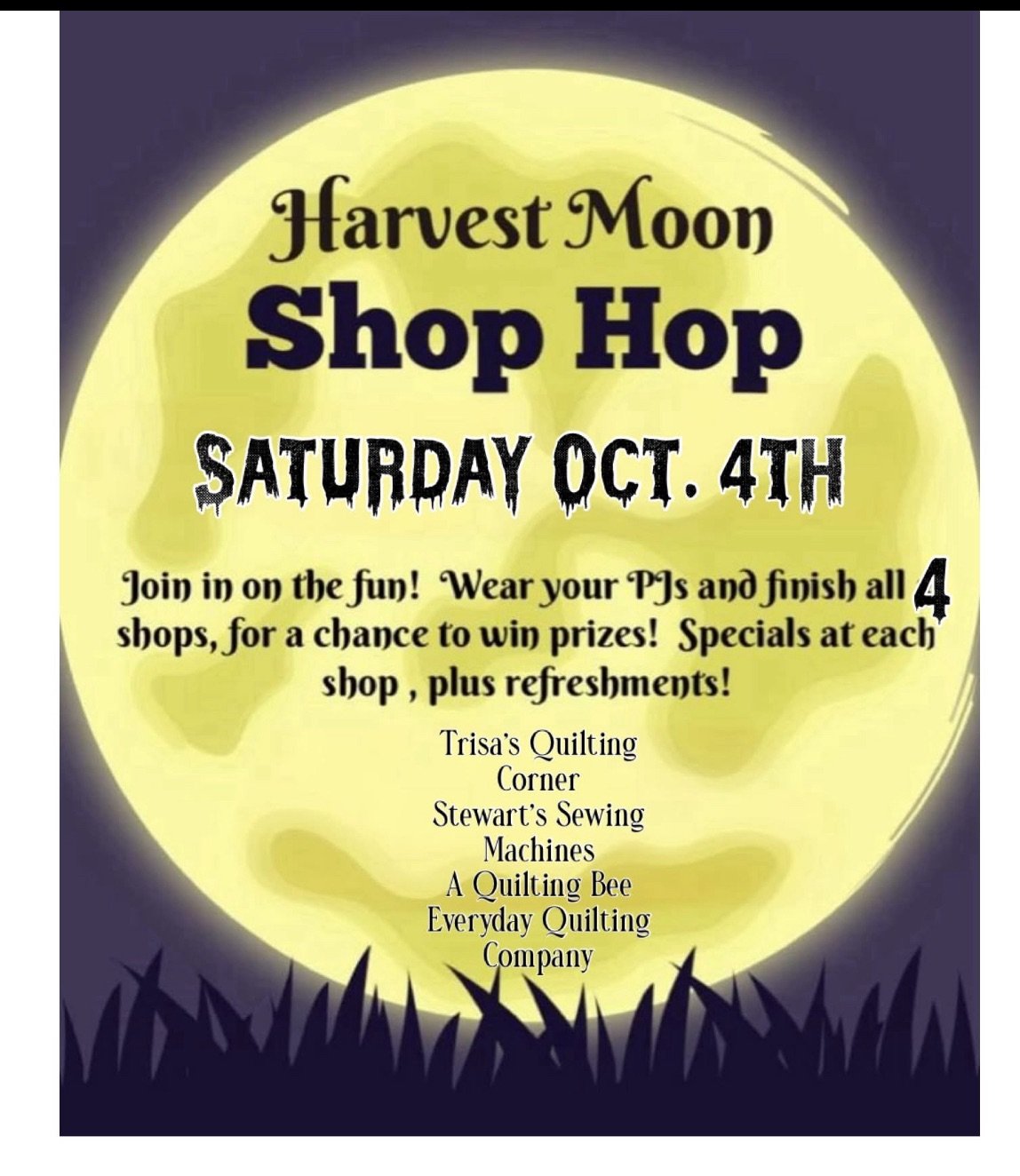 Harvest Moon Shop Hop